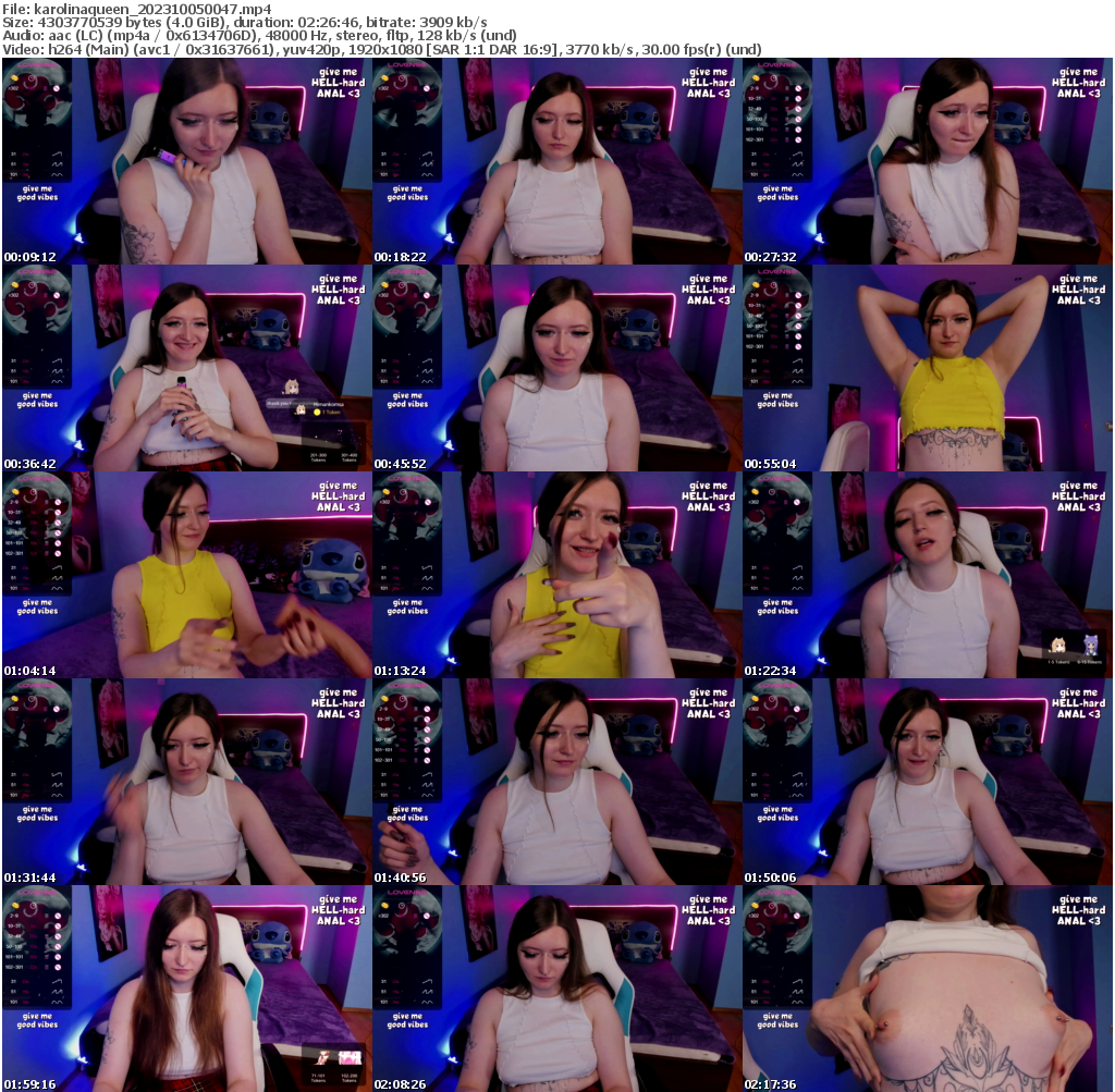 Preview thumb from karolinaqueen on 2023-10-05 @ bongacams