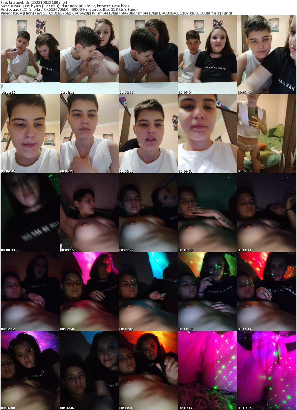 Preview thumb from kitsunebith on 2023-10-05 @ bongacams