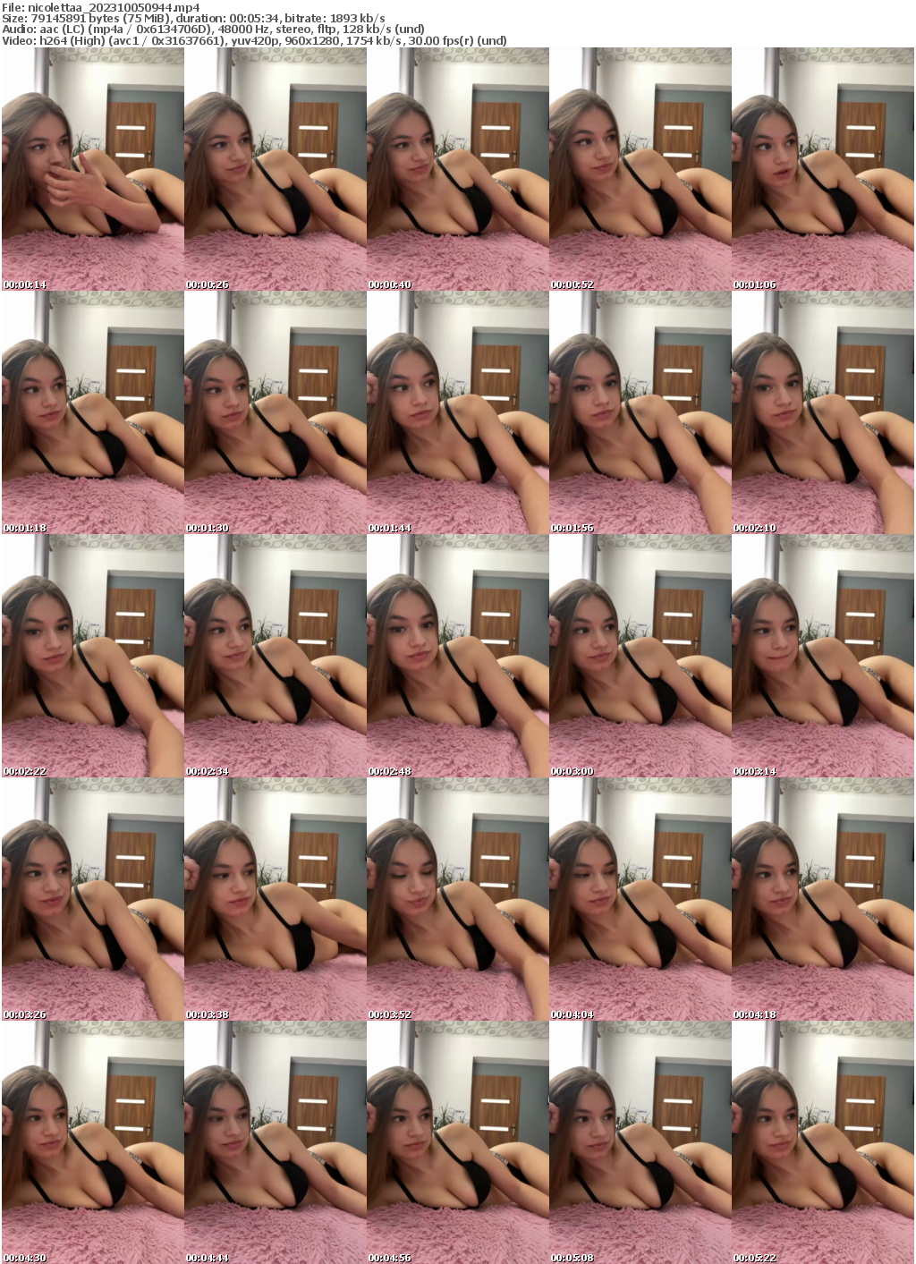 Preview thumb from nicolettaa on 2023-10-05 @ bongacams