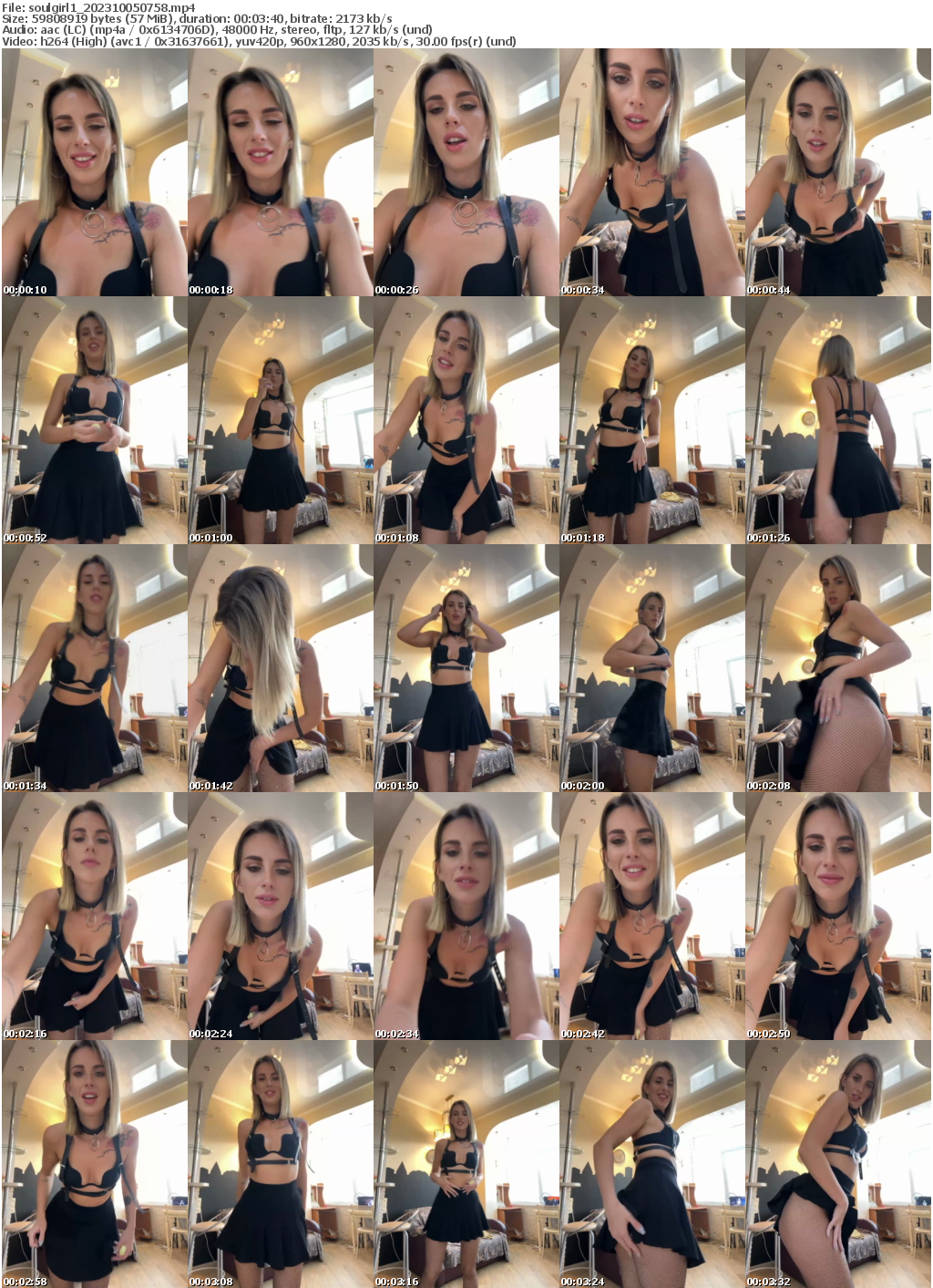 Preview thumb from soulgirl1 on 2023-10-05 @ bongacams