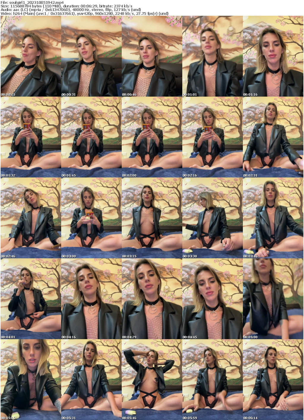 Preview thumb from soulgirl1 on 2023-10-05 @ bongacams