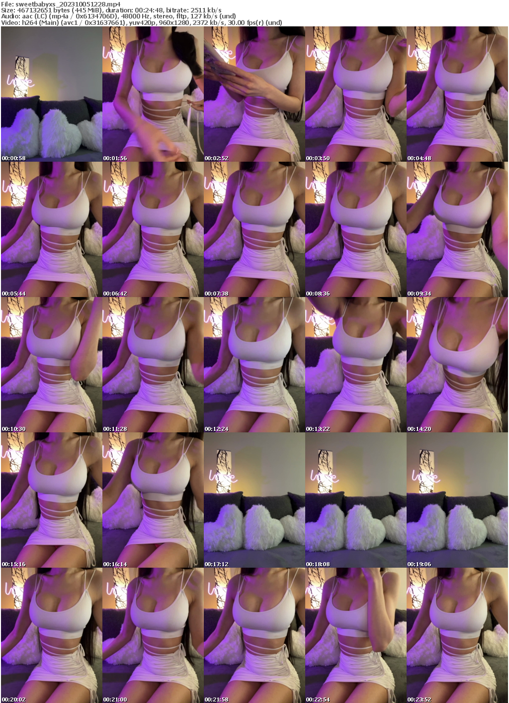 Preview thumb from sweetbabyxs on 2023-10-05 @ bongacams