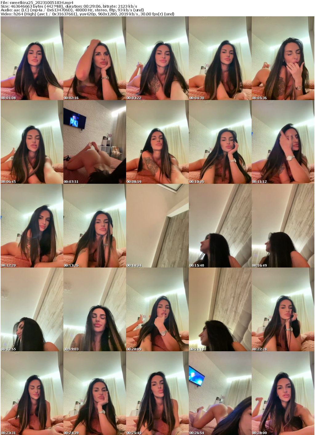 Preview thumb from sweetkira25 on 2023-10-05 @ bongacams