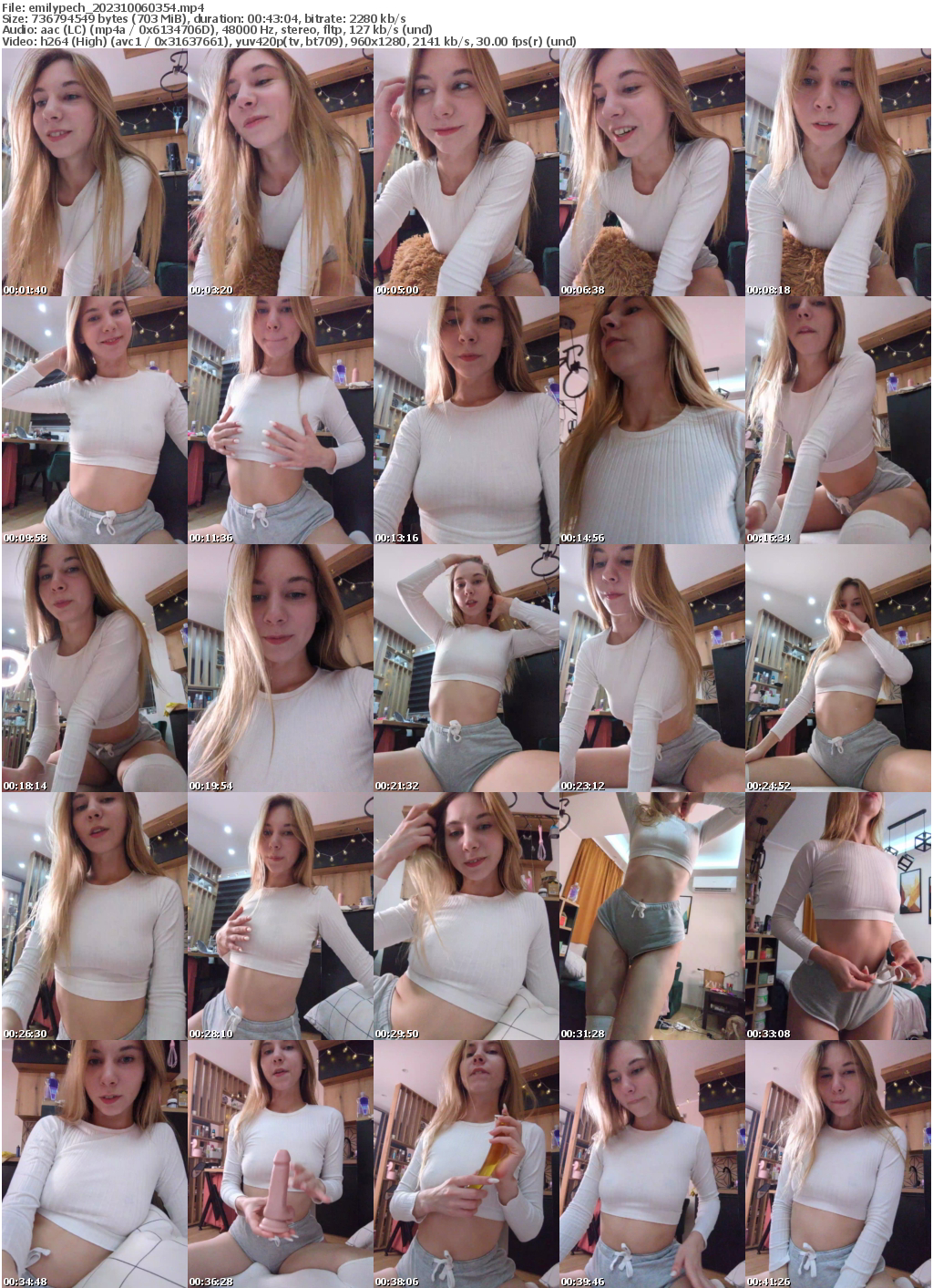 Preview thumb from emilypech on 2023-10-06 @ bongacams