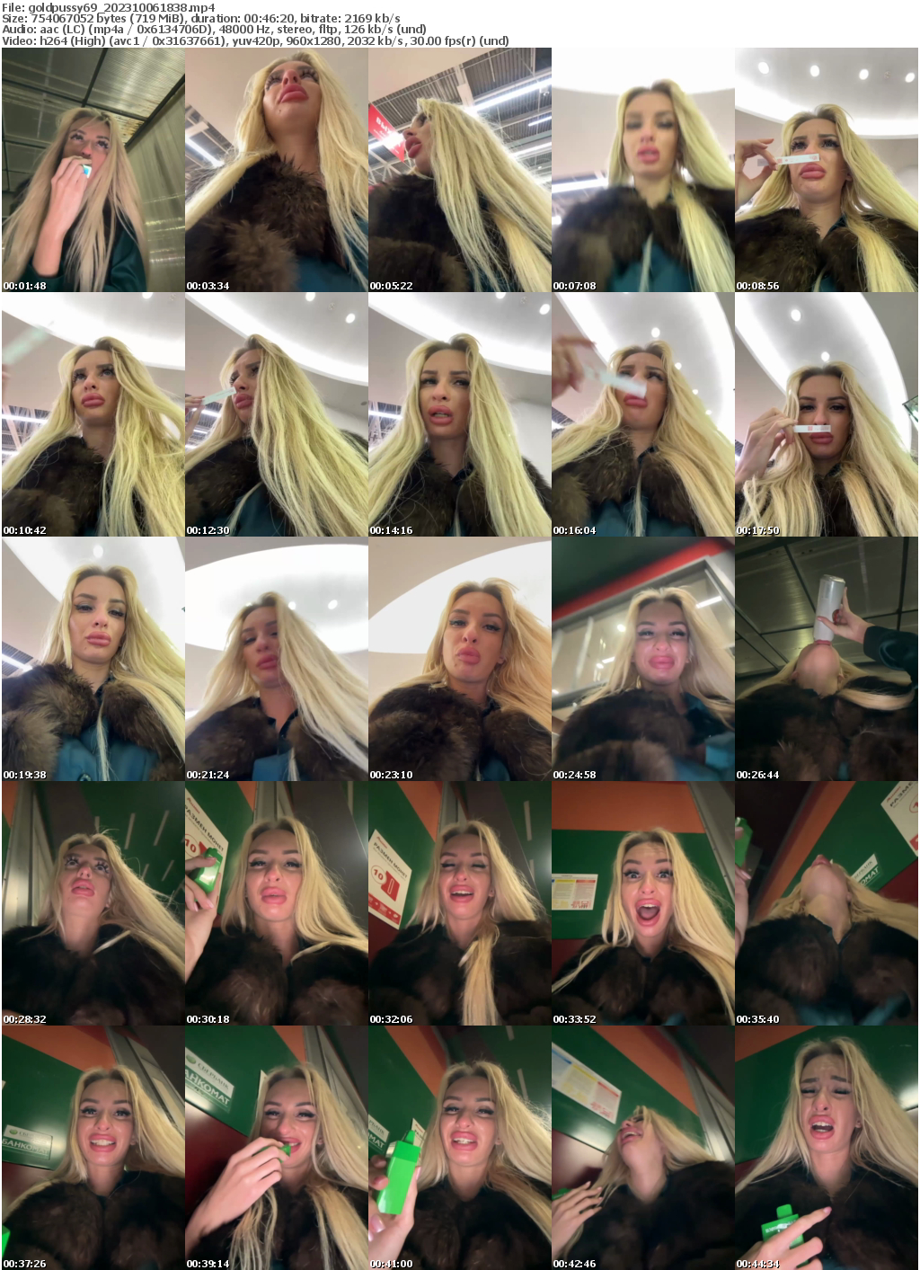 Preview thumb from goldpussy69 on 2023-10-06 @ bongacams