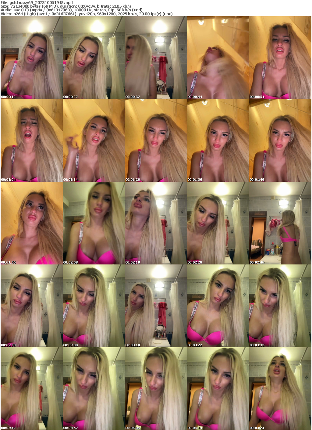 Preview thumb from goldpussy69 on 2023-10-06 @ bongacams