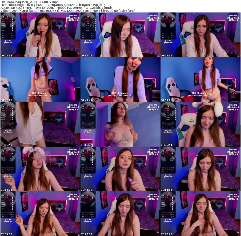 Preview thumb from karolinaqueen on 2023-10-06 @ bongacams