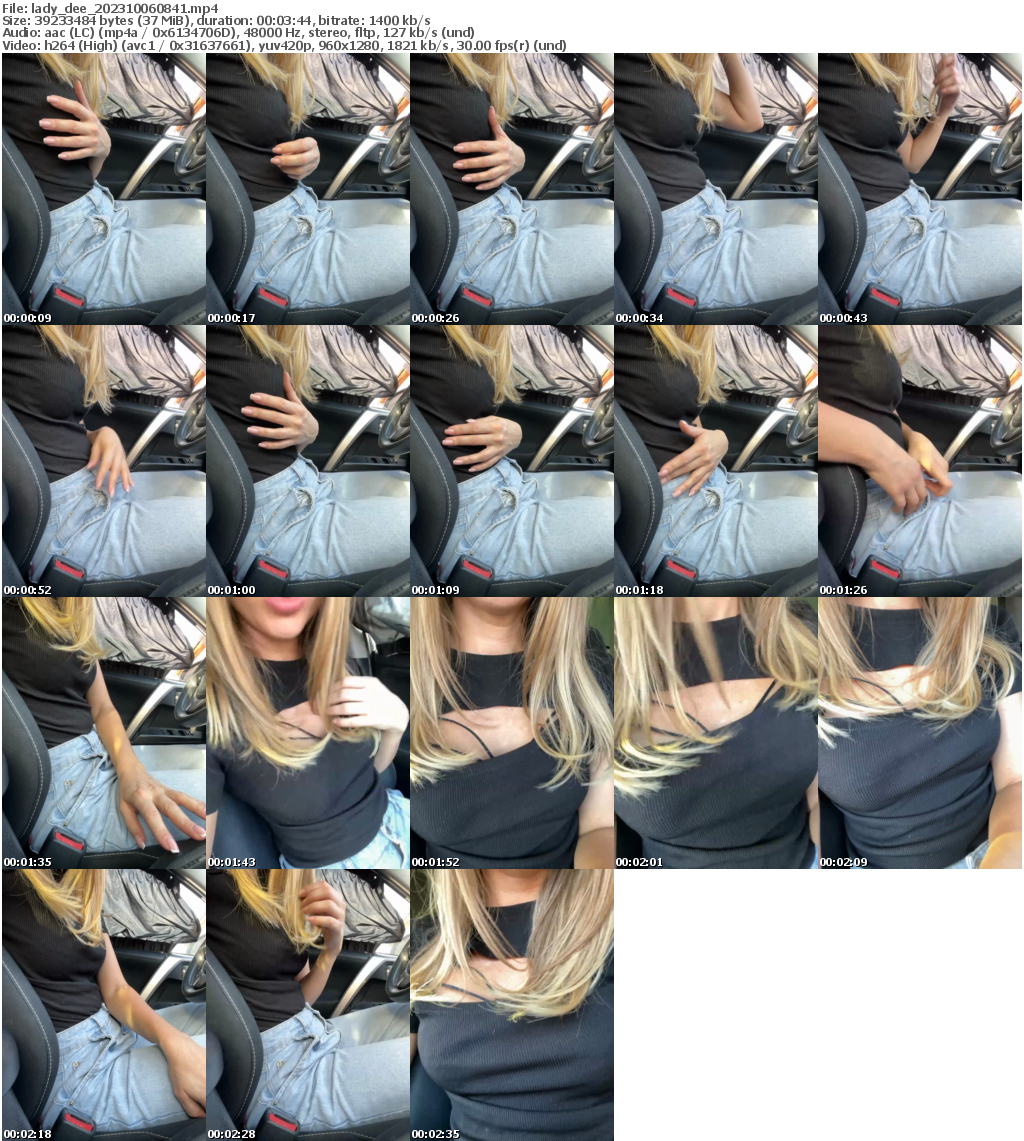 Preview thumb from lady_dee on 2023-10-06 @ bongacams