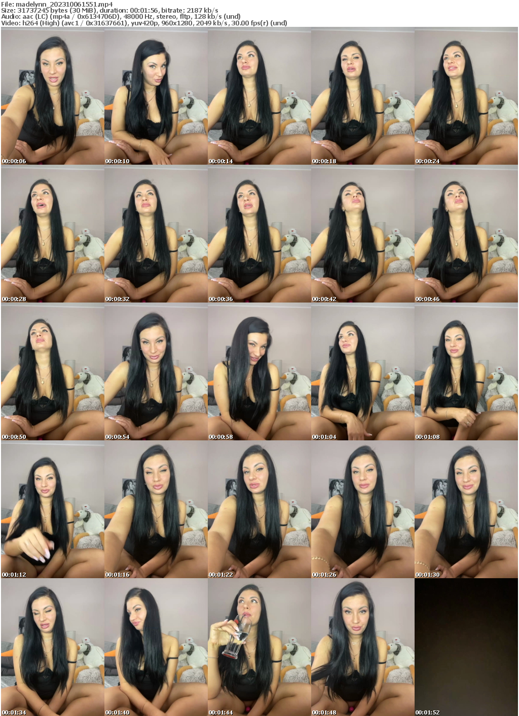 Preview thumb from madelynn on 2023-10-06 @ bongacams