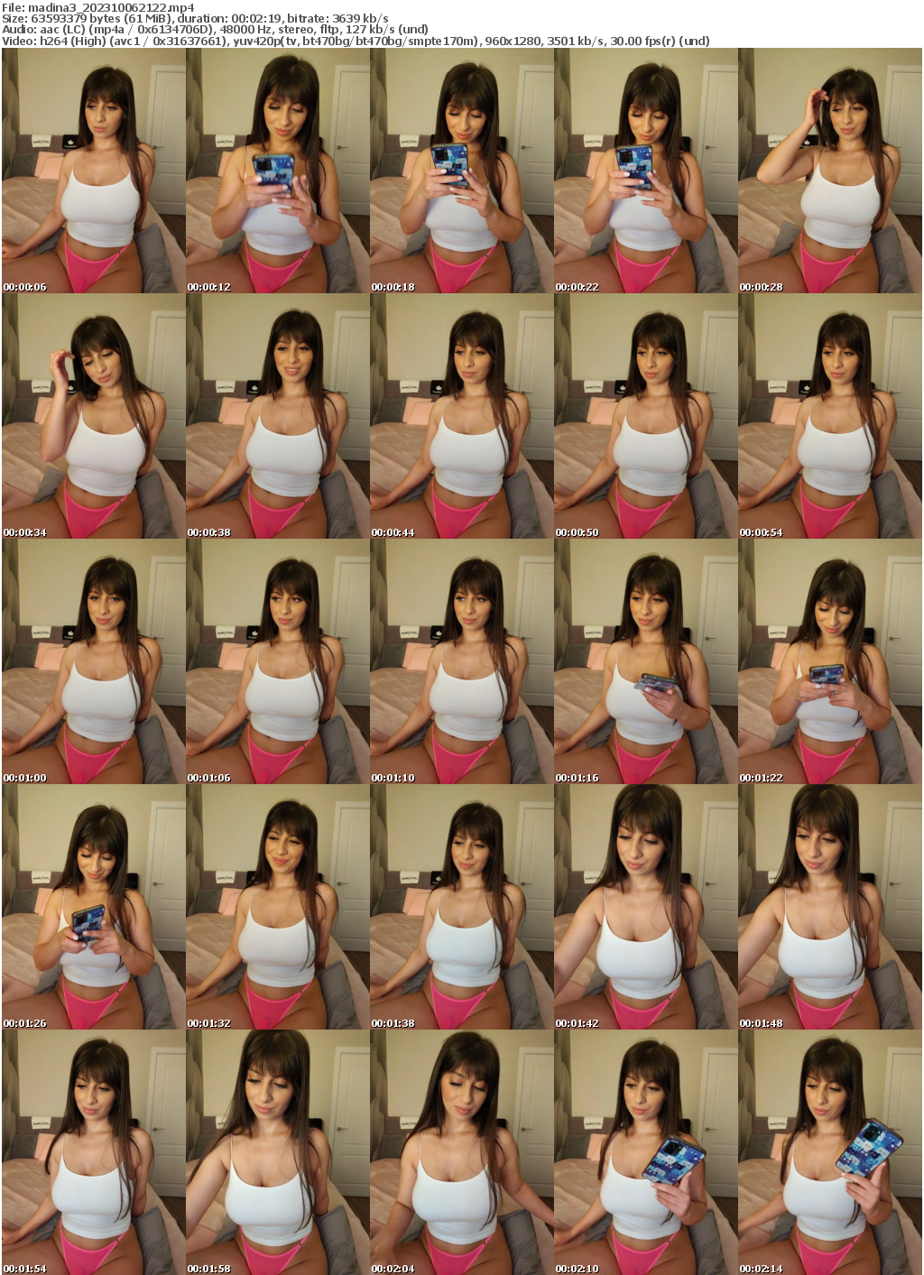 Preview thumb from madina3 on 2023-10-06 @ bongacams