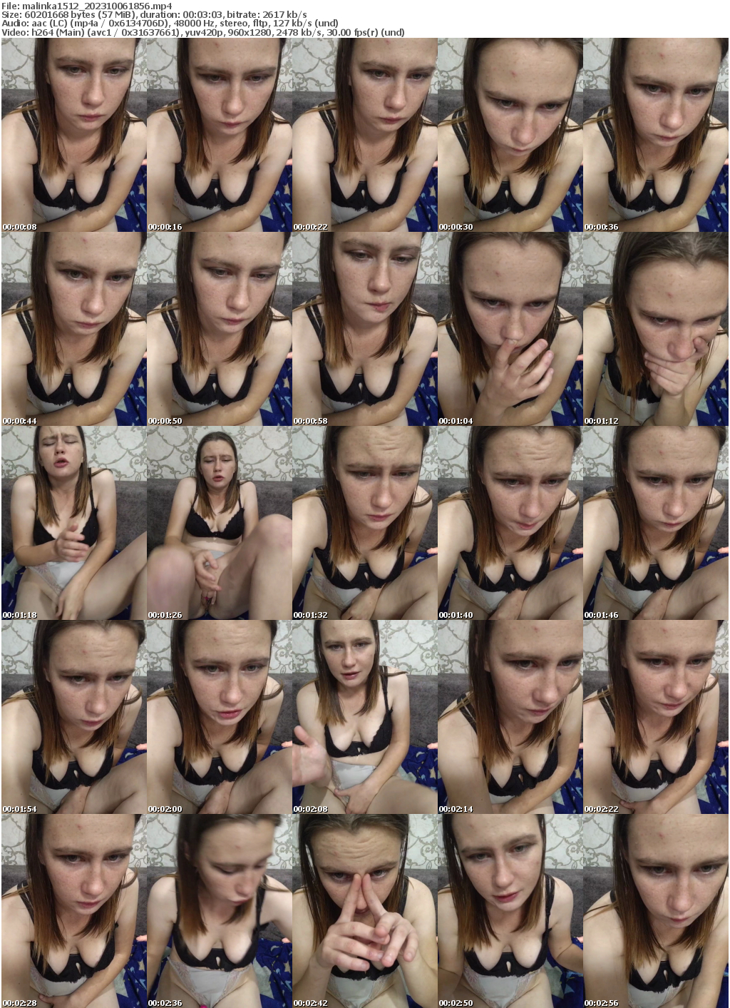 Preview thumb from malinka1512 on 2023-10-06 @ bongacams