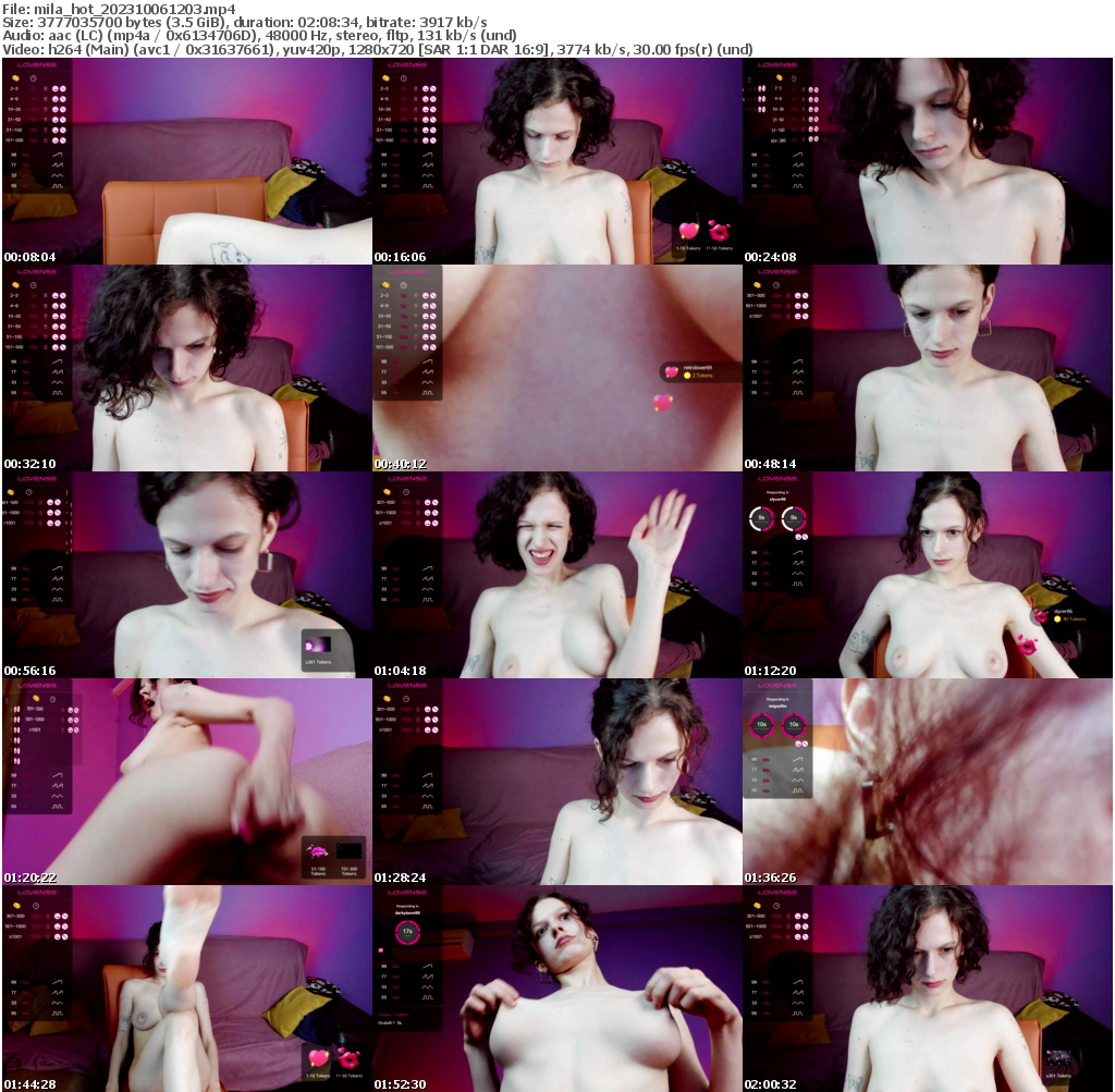 Preview thumb from mila_hot on 2023-10-06 @ bongacams