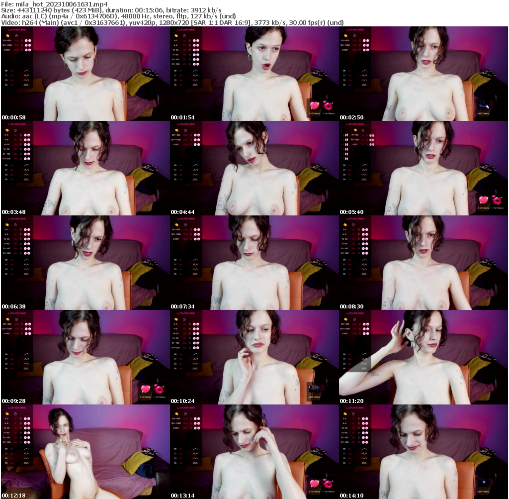 Preview thumb from mila_hot on 2023-10-06 @ bongacams