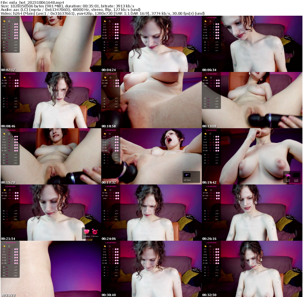 Preview thumb from mila_hot on 2023-10-06 @ bongacams