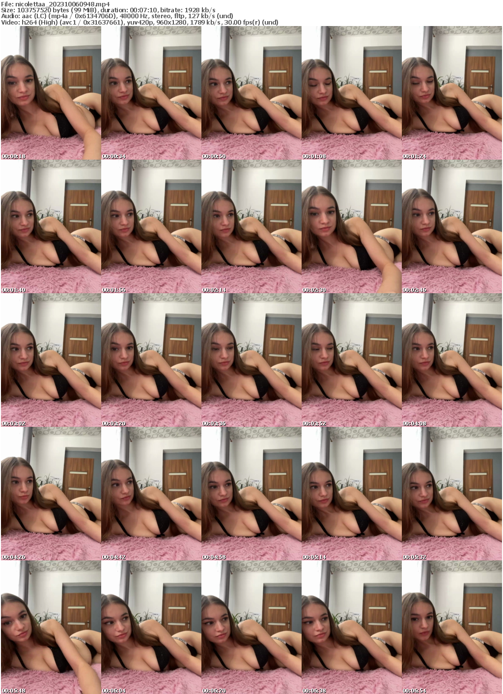 Preview thumb from nicolettaa on 2023-10-06 @ bongacams