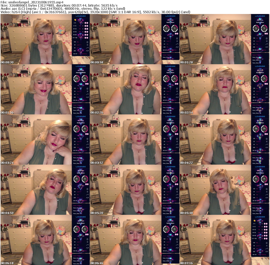 Preview thumb from smileofangel on 2023-10-06 @ bongacams