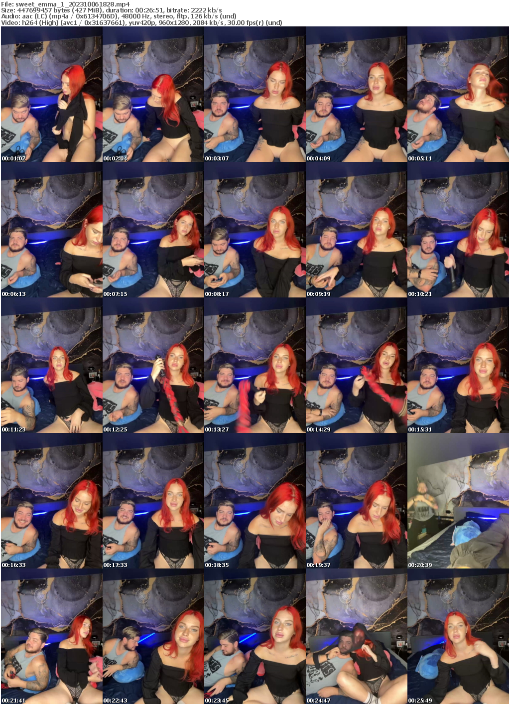 Preview thumb from sweet_emma_1 on 2023-10-06 @ bongacams