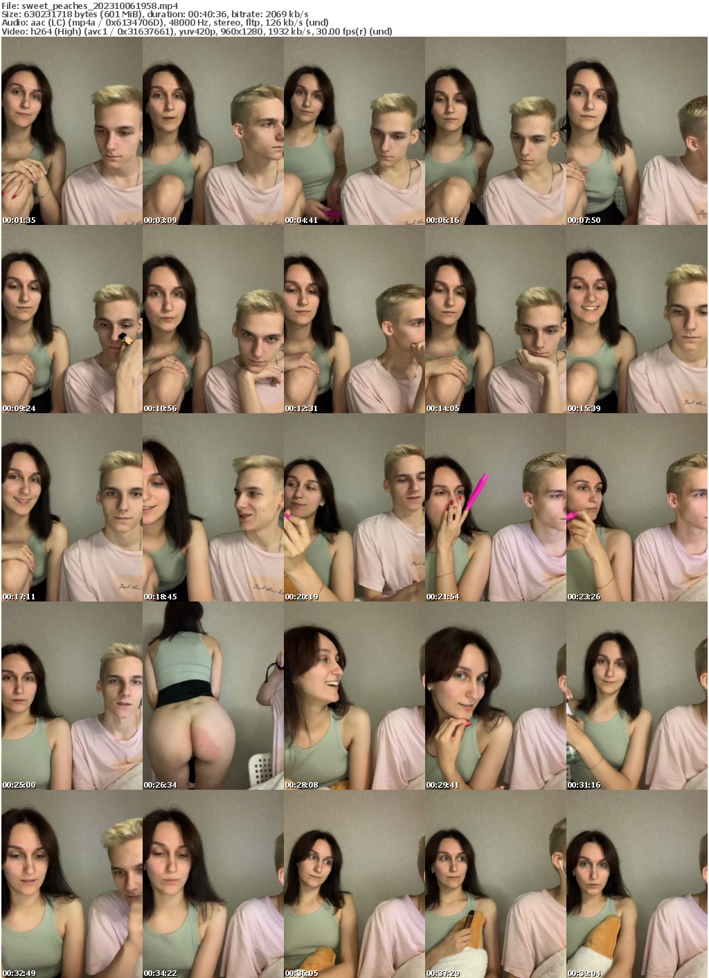 Preview thumb from sweet_peaches on 2023-10-06 @ bongacams