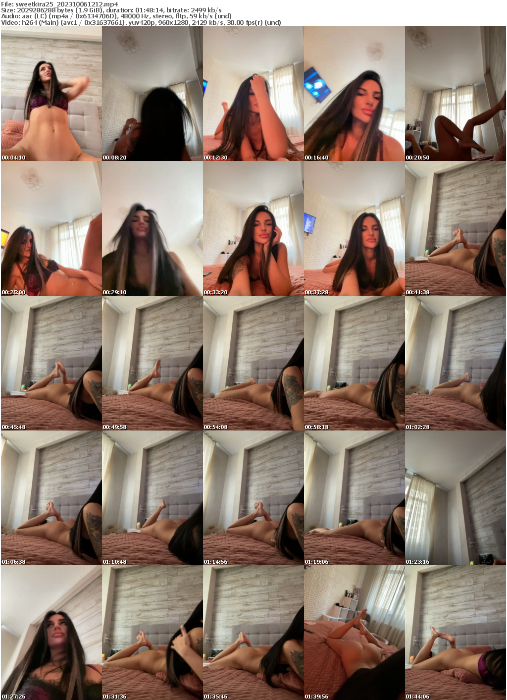 Preview thumb from sweetkira25 on 2023-10-06 @ bongacams