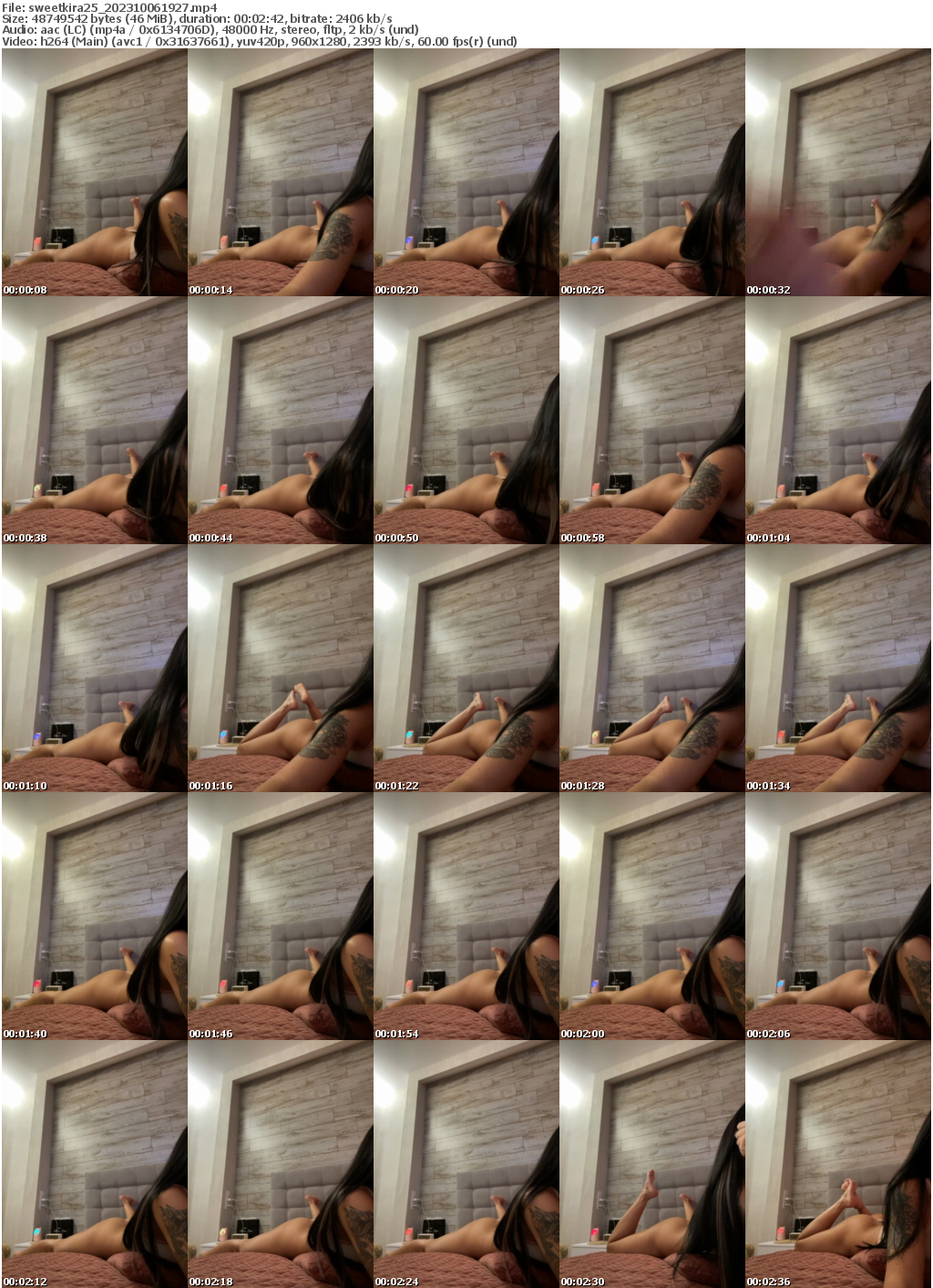 Preview thumb from sweetkira25 on 2023-10-06 @ bongacams