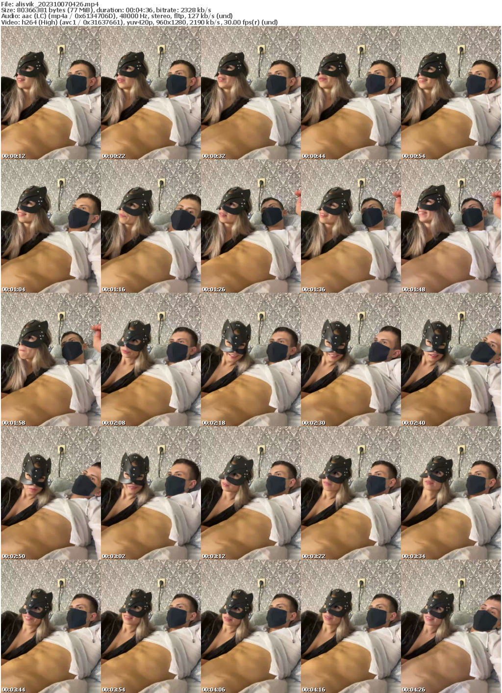 Preview thumb from alisvik on 2023-10-07 @ bongacams