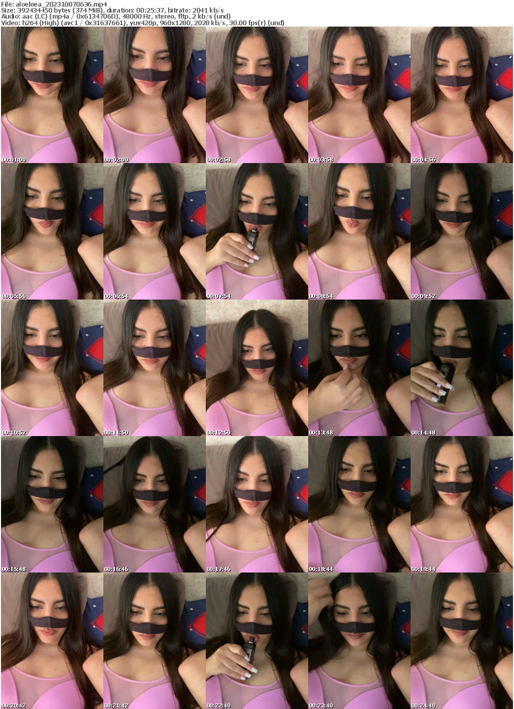 Preview thumb from aloeloea on 2023-10-07 @ bongacams