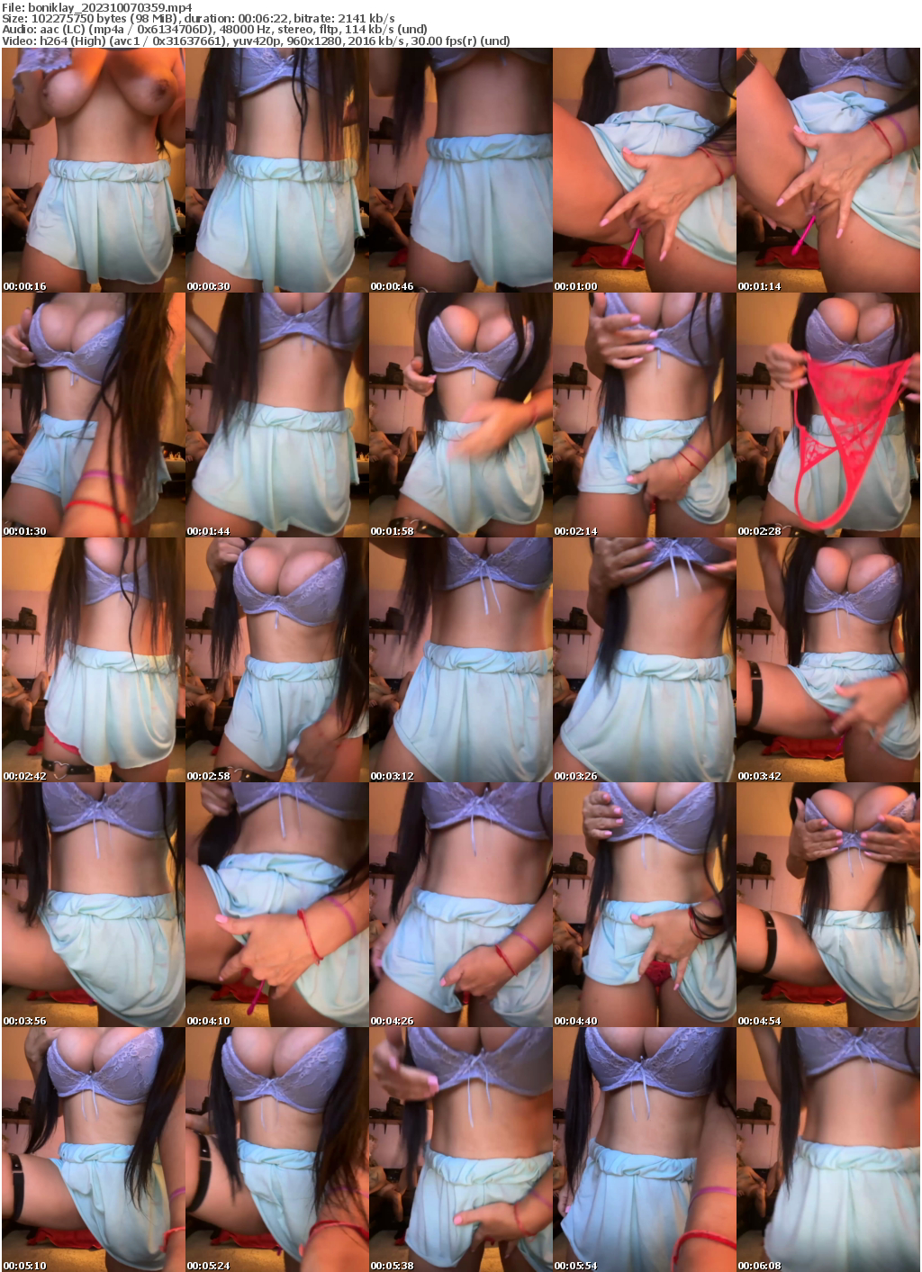 Preview thumb from boniklay on 2023-10-07 @ bongacams