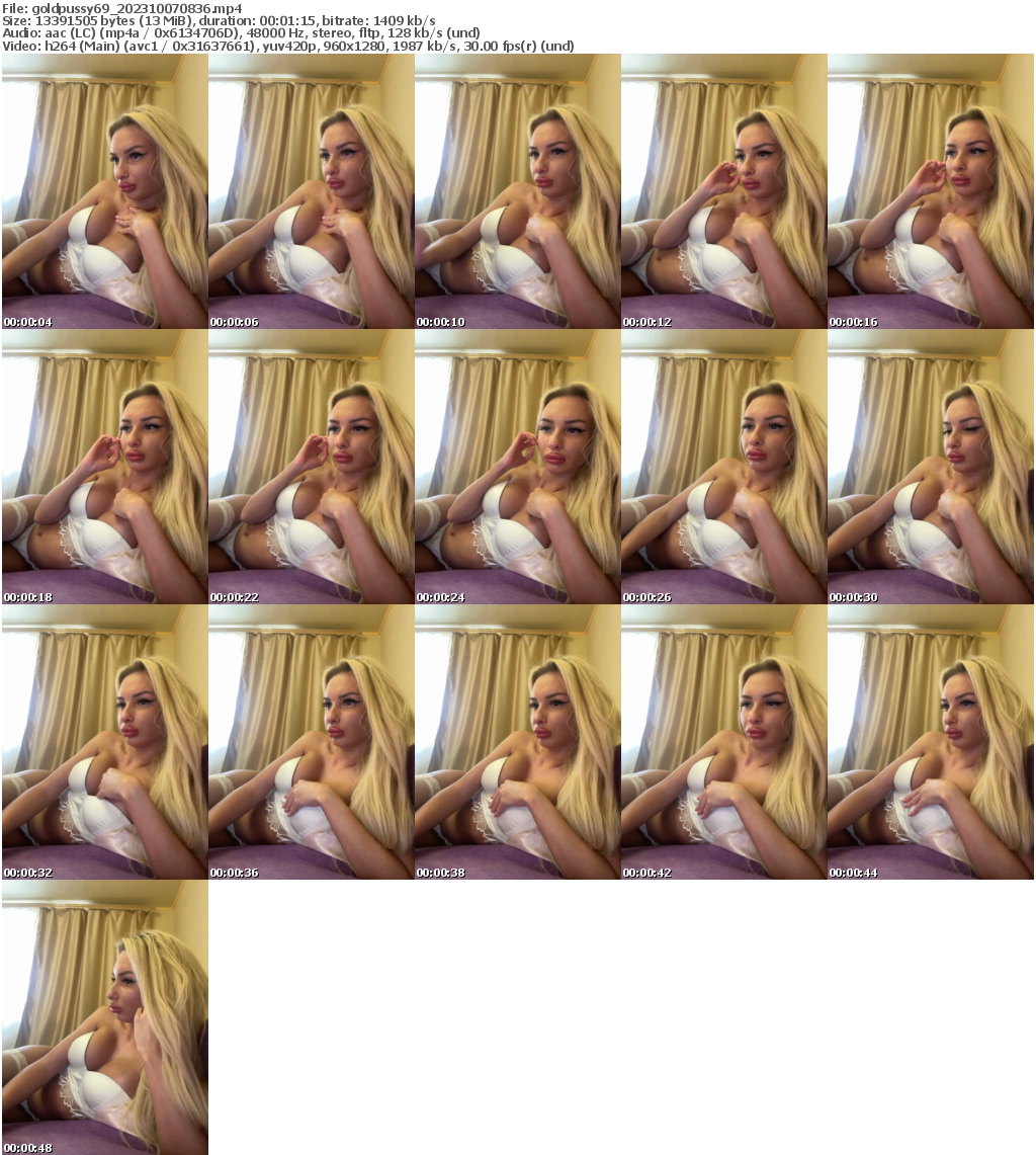 Preview thumb from goldpussy69 on 2023-10-07 @ bongacams