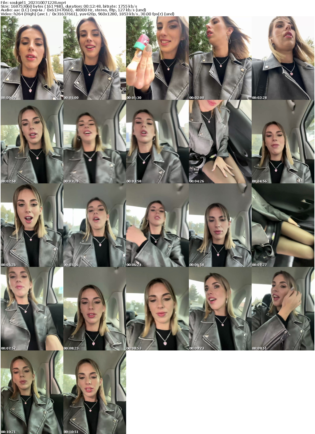 Preview thumb from soulgirl1 on 2023-10-07 @ bongacams