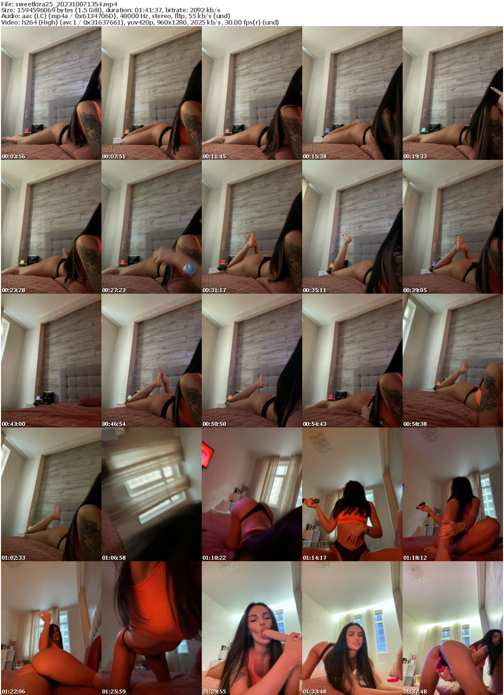 Preview thumb from sweetkira25 on 2023-10-07 @ bongacams