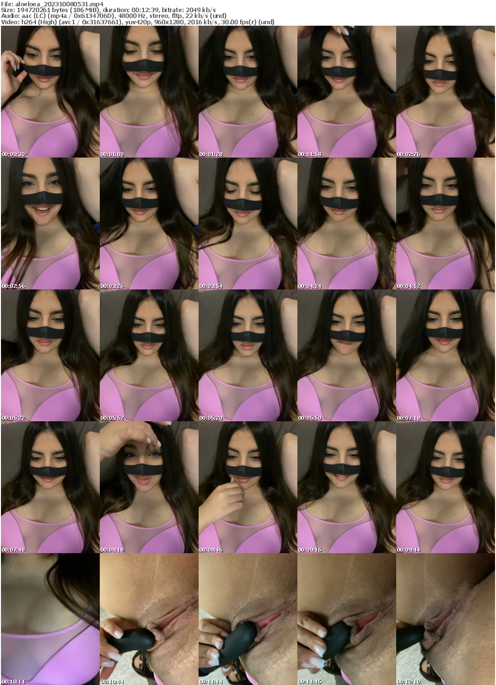 Preview thumb from aloeloea on 2023-10-08 @ bongacams