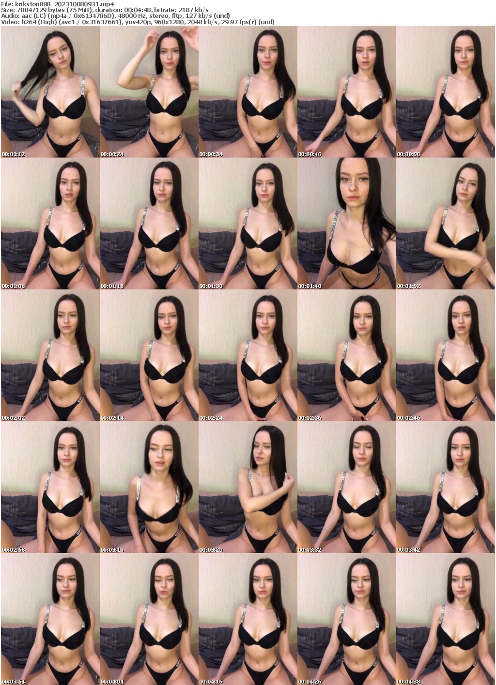 Preview thumb from krikston888 on 2023-10-08 @ bongacams