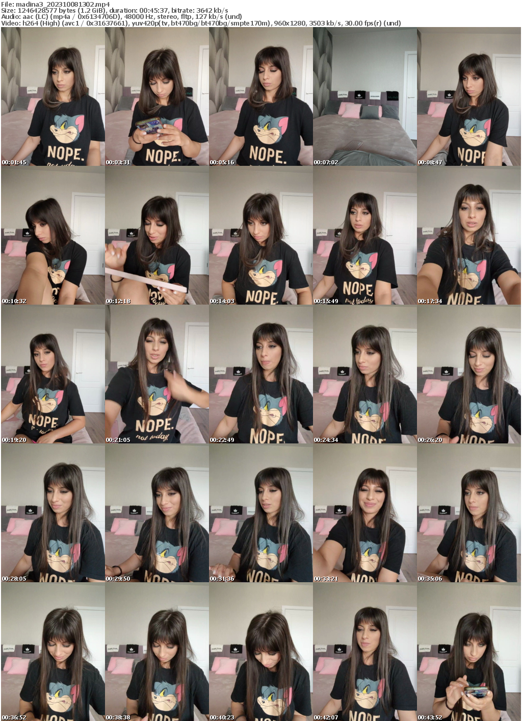 Preview thumb from madina3 on 2023-10-08 @ bongacams