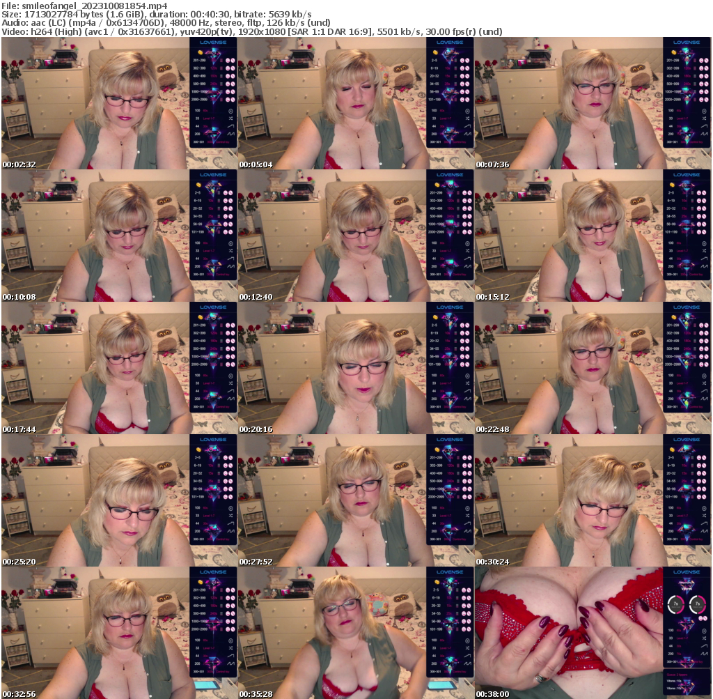 Preview thumb from smileofangel on 2023-10-08 @ bongacams