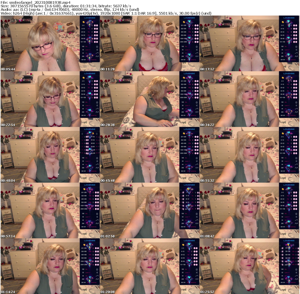 Preview thumb from smileofangel on 2023-10-08 @ bongacams