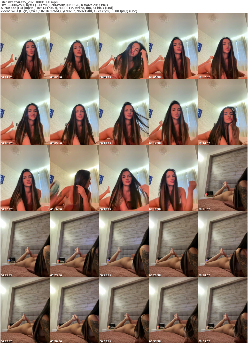 Preview thumb from sweetkira25 on 2023-10-08 @ bongacams