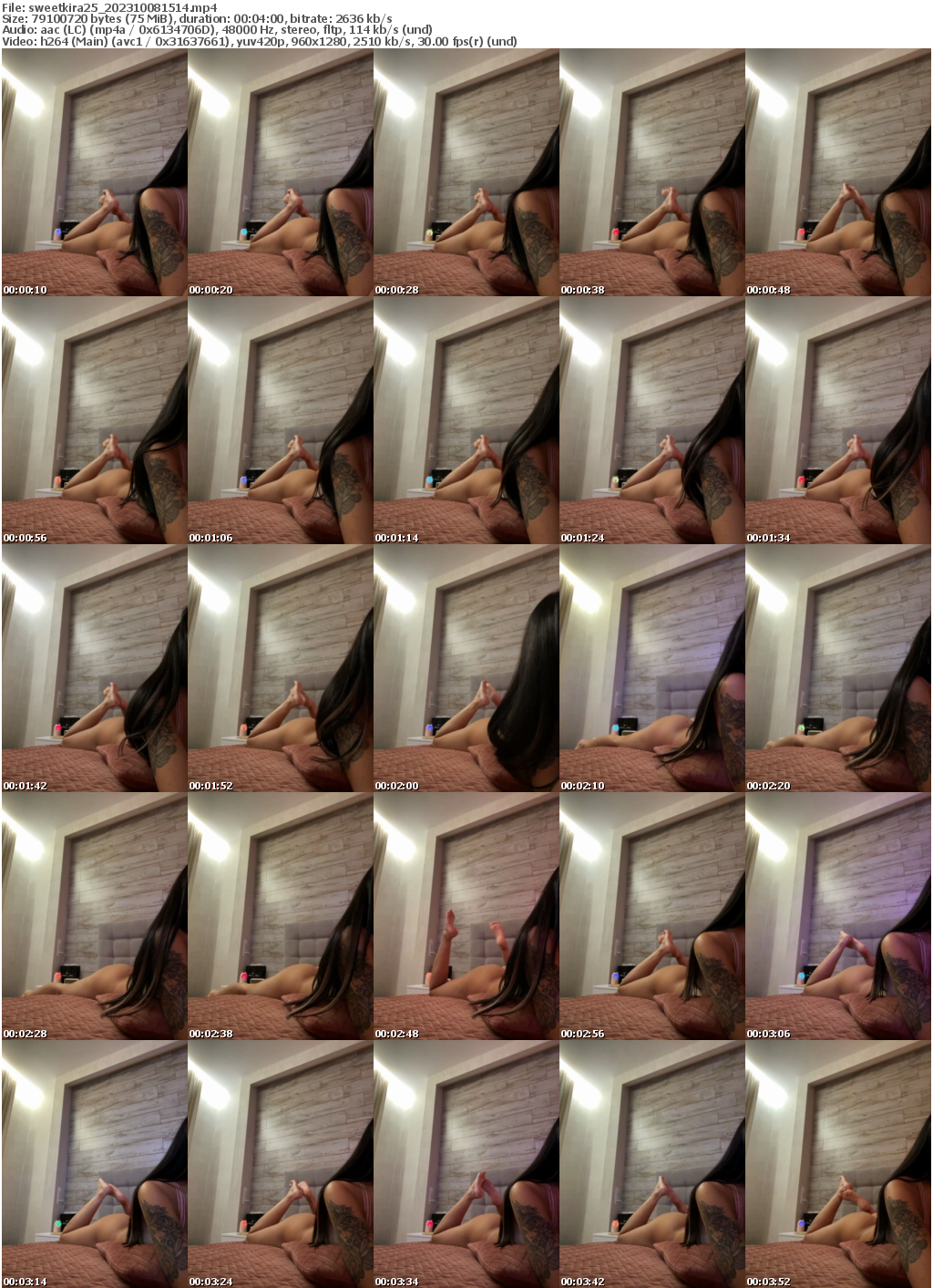 Preview thumb from sweetkira25 on 2023-10-08 @ bongacams