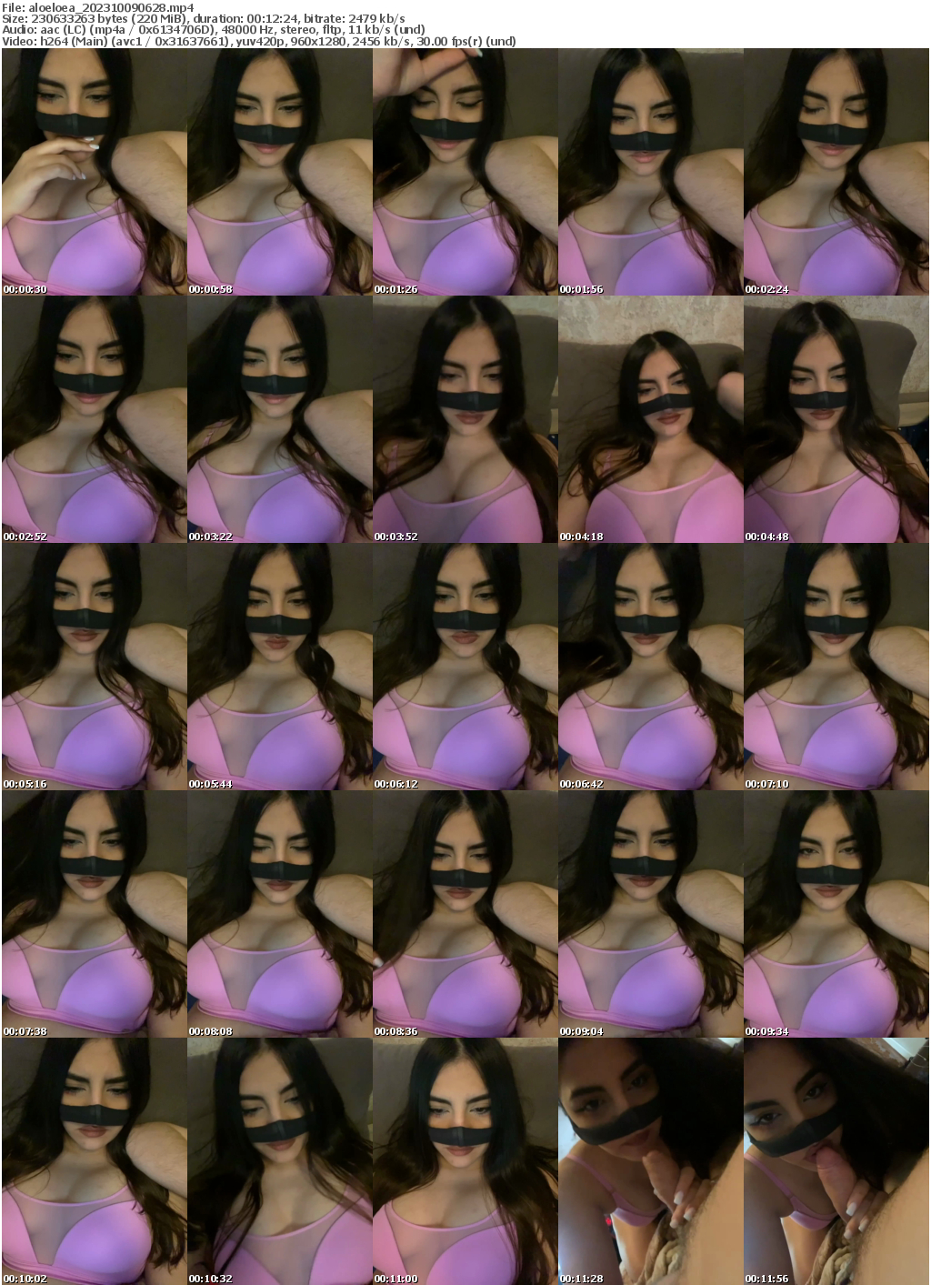 Preview thumb from aloeloea on 2023-10-09 @ bongacams