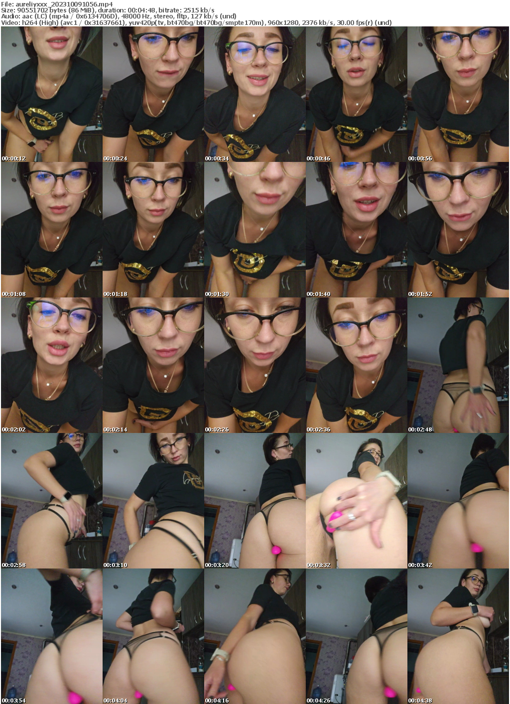 Preview thumb from aureliyxxx on 2023-10-09 @ bongacams