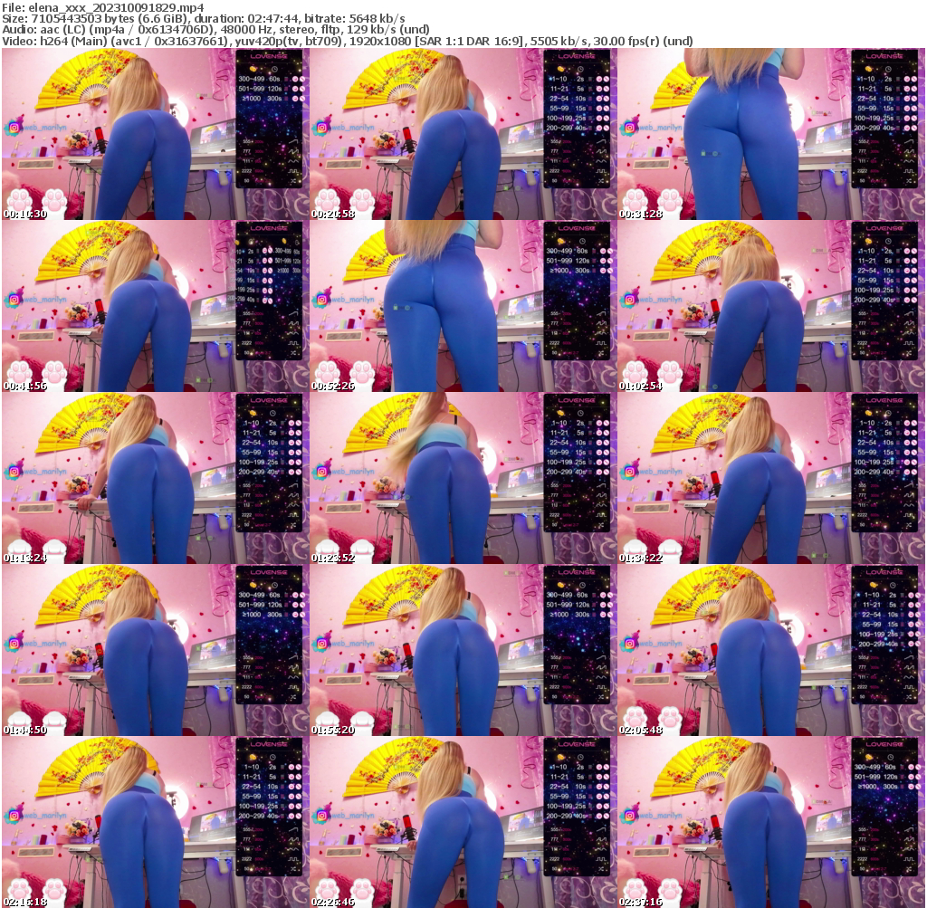 Preview thumb from elena_xxx on 2023-10-09 @ bongacams