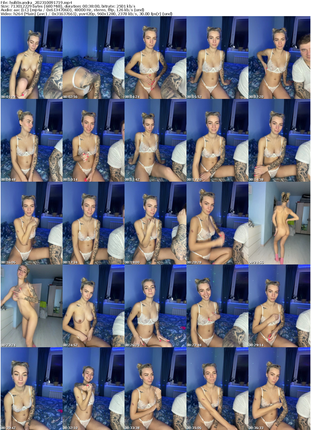 Preview thumb from hulklisandra on 2023-10-09 @ bongacams