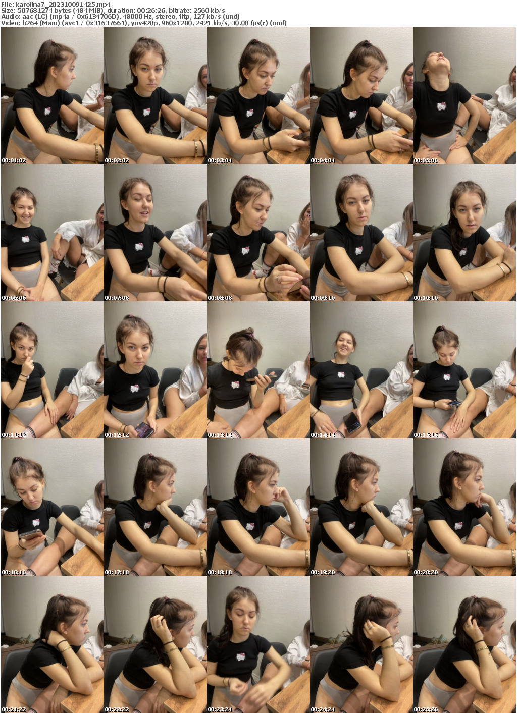 Preview thumb from karolina7 on 2023-10-09 @ bongacams