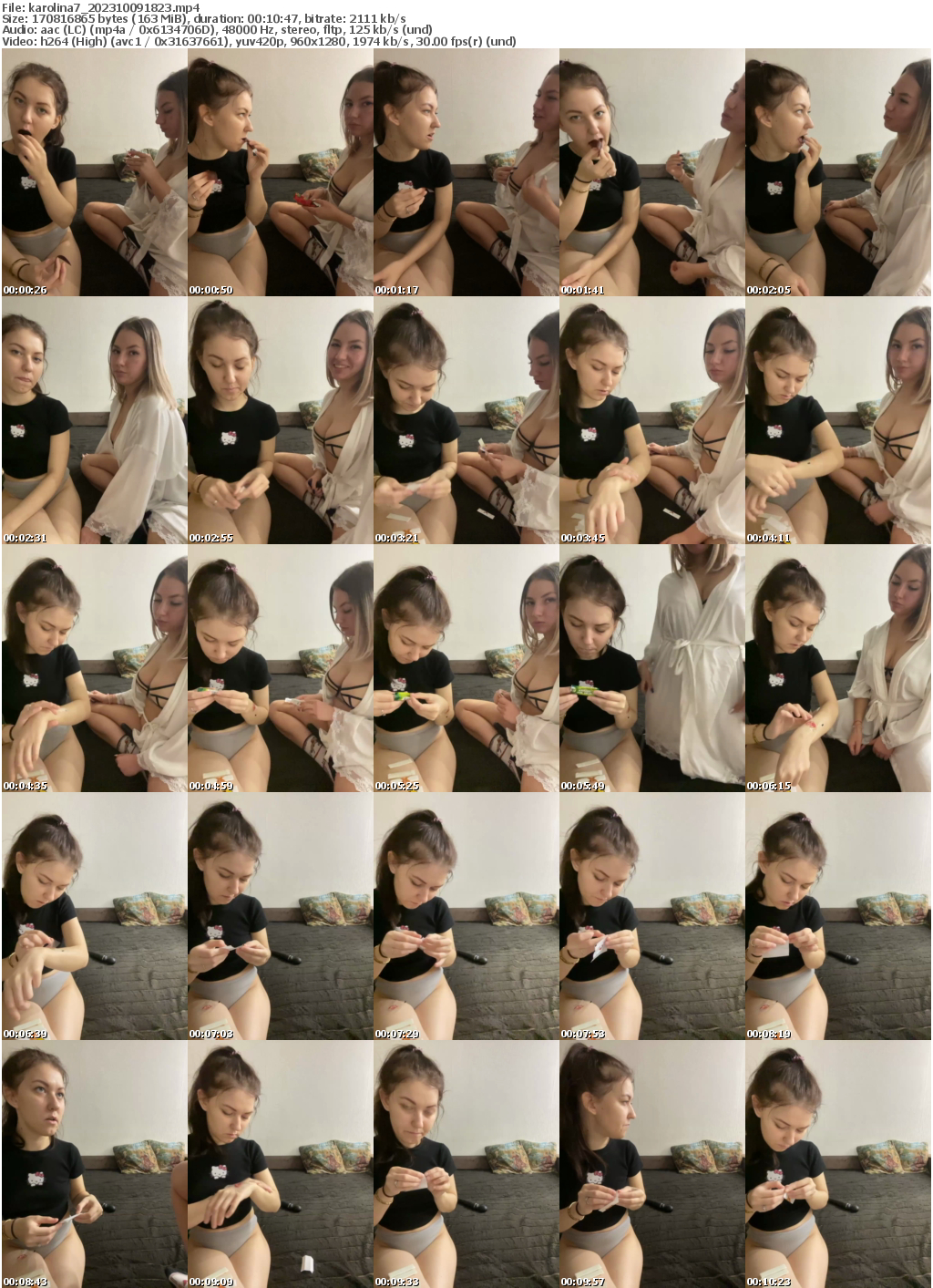 Preview thumb from karolina7 on 2023-10-09 @ bongacams