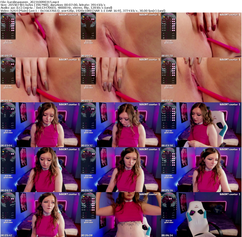 Preview thumb from karolinaqueen on 2023-10-09 @ bongacams