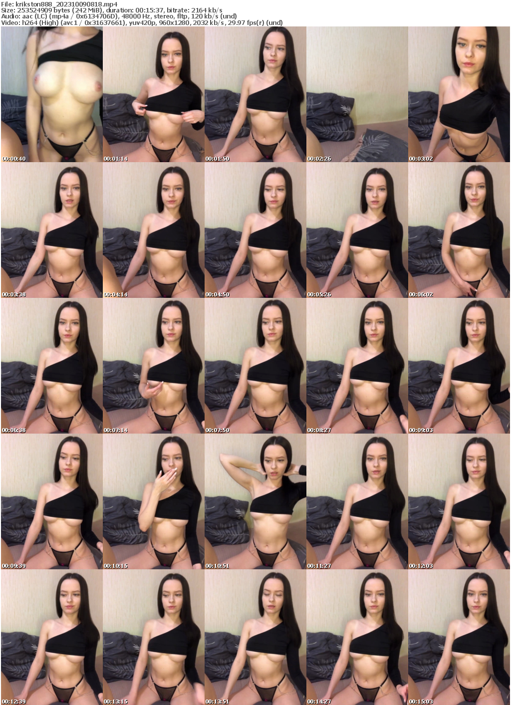 Preview thumb from krikston888 on 2023-10-09 @ bongacams