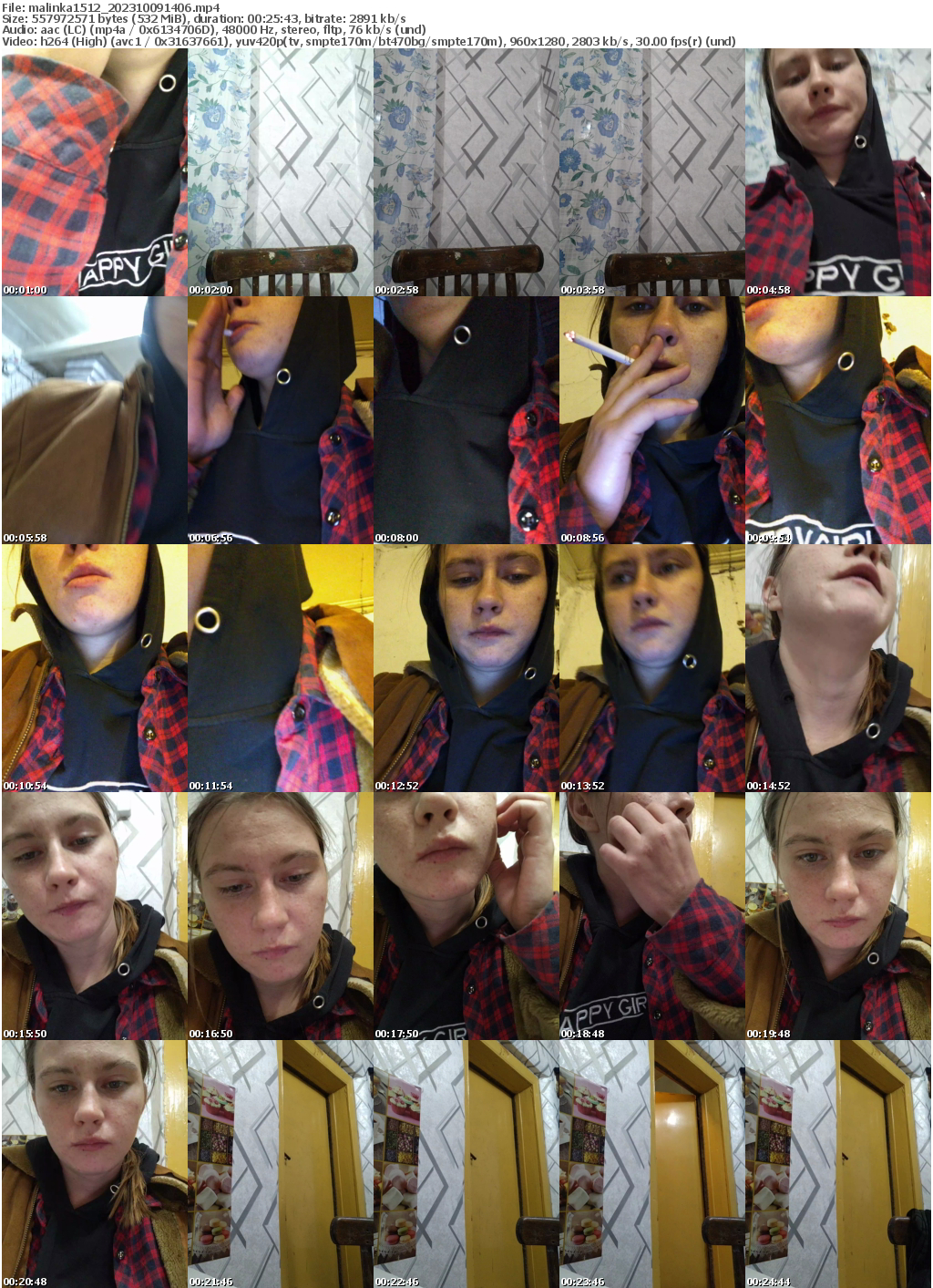 Preview thumb from malinka1512 on 2023-10-09 @ bongacams