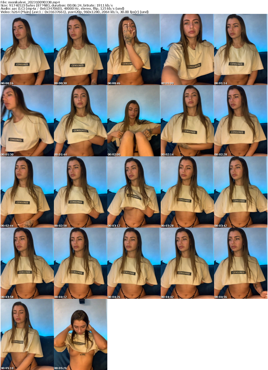 Preview thumb from monikalevi on 2023-10-09 @ bongacams