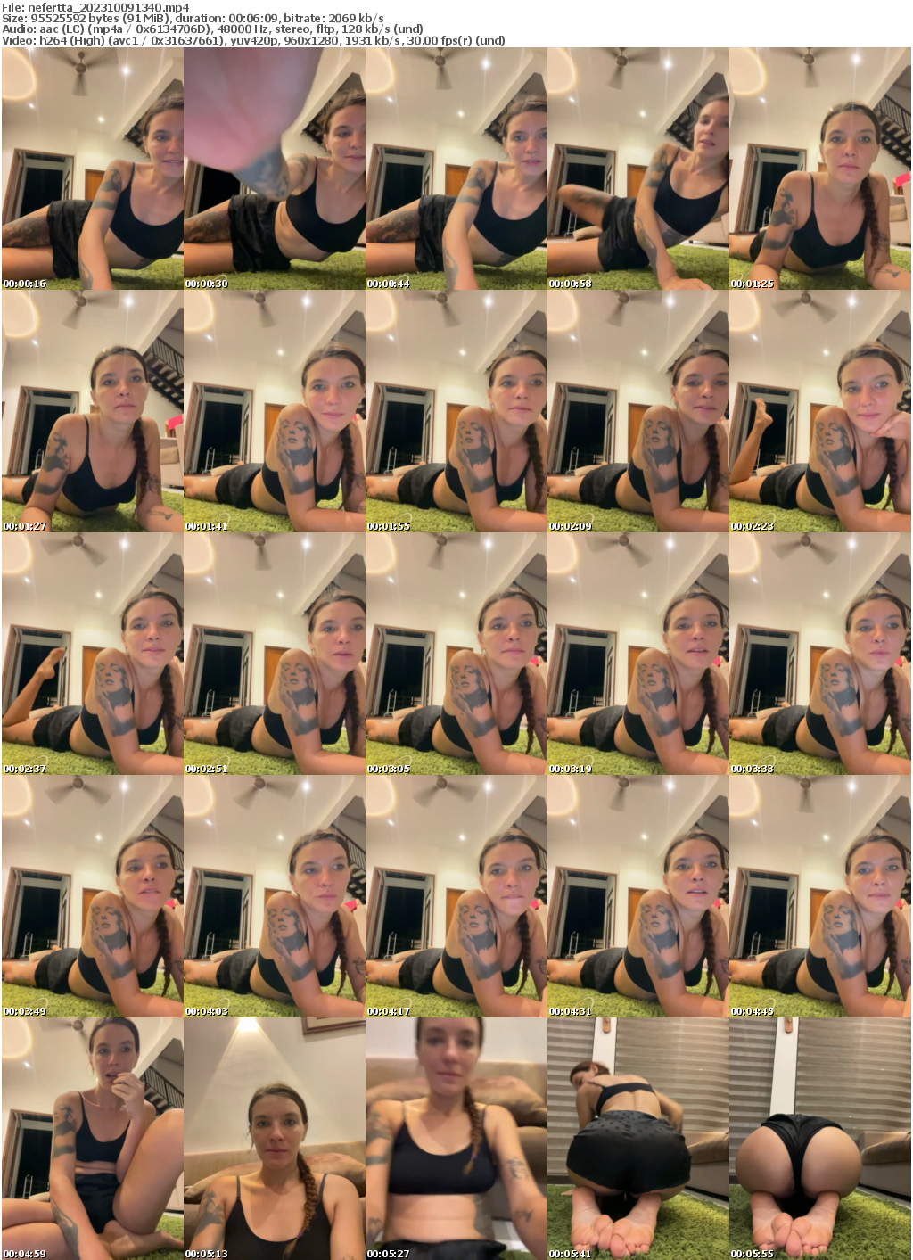 Preview thumb from nefertta on 2023-10-09 @ bongacams