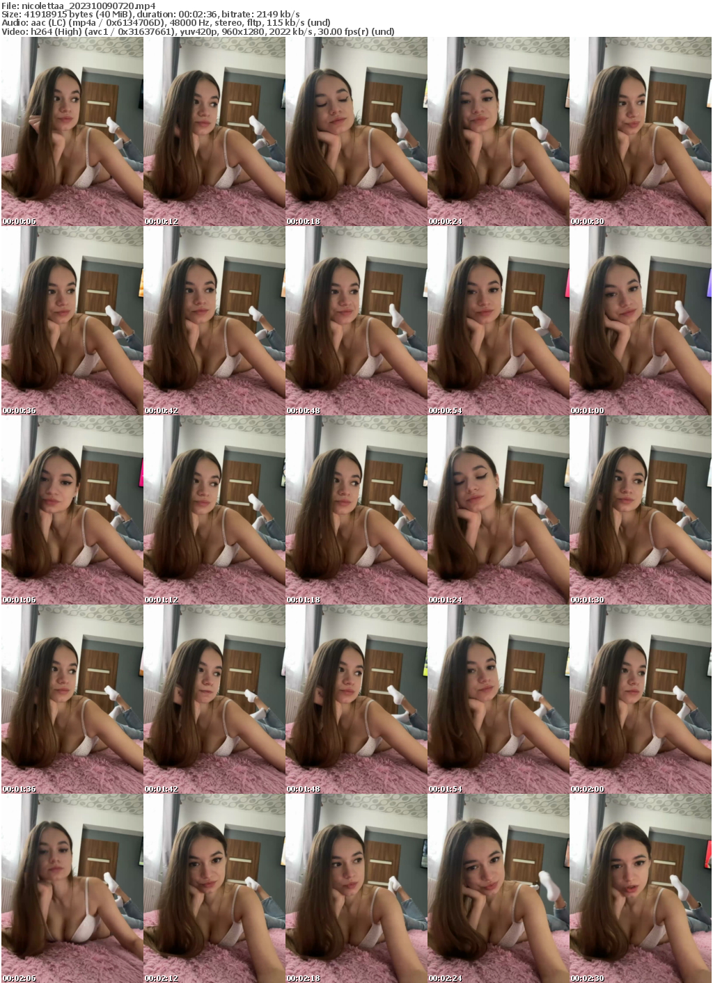 Preview thumb from nicolettaa on 2023-10-09 @ bongacams