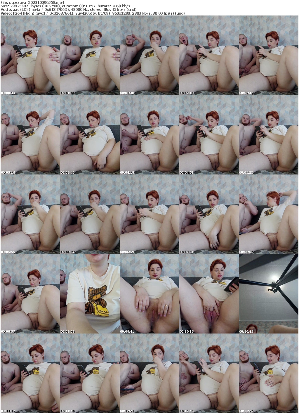 Preview thumb from pupszaya on 2023-10-09 @ bongacams